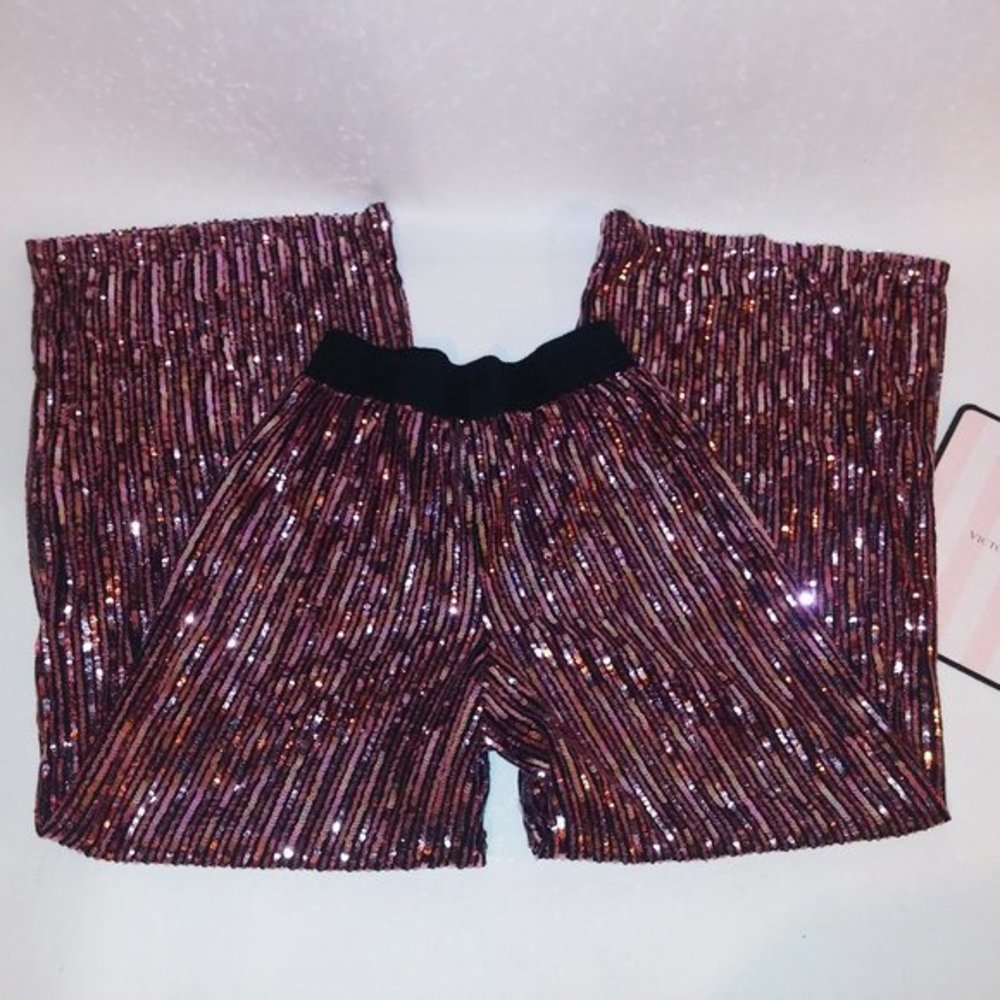 Victoria's Secret Glittering Pink Pajama Set